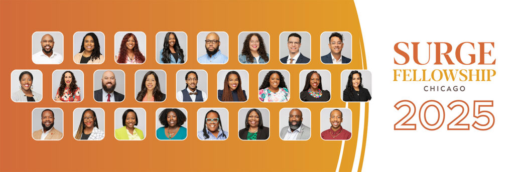 Surge Institute Chiago 2025 cohort group image - educational leadership, professional development, educators of color